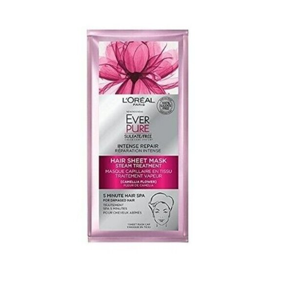 2 L’Oreal Paris Ever Pure Sulfate Free Intense Repair Hair Sheet Mask Treatment - Picture 2 of 3